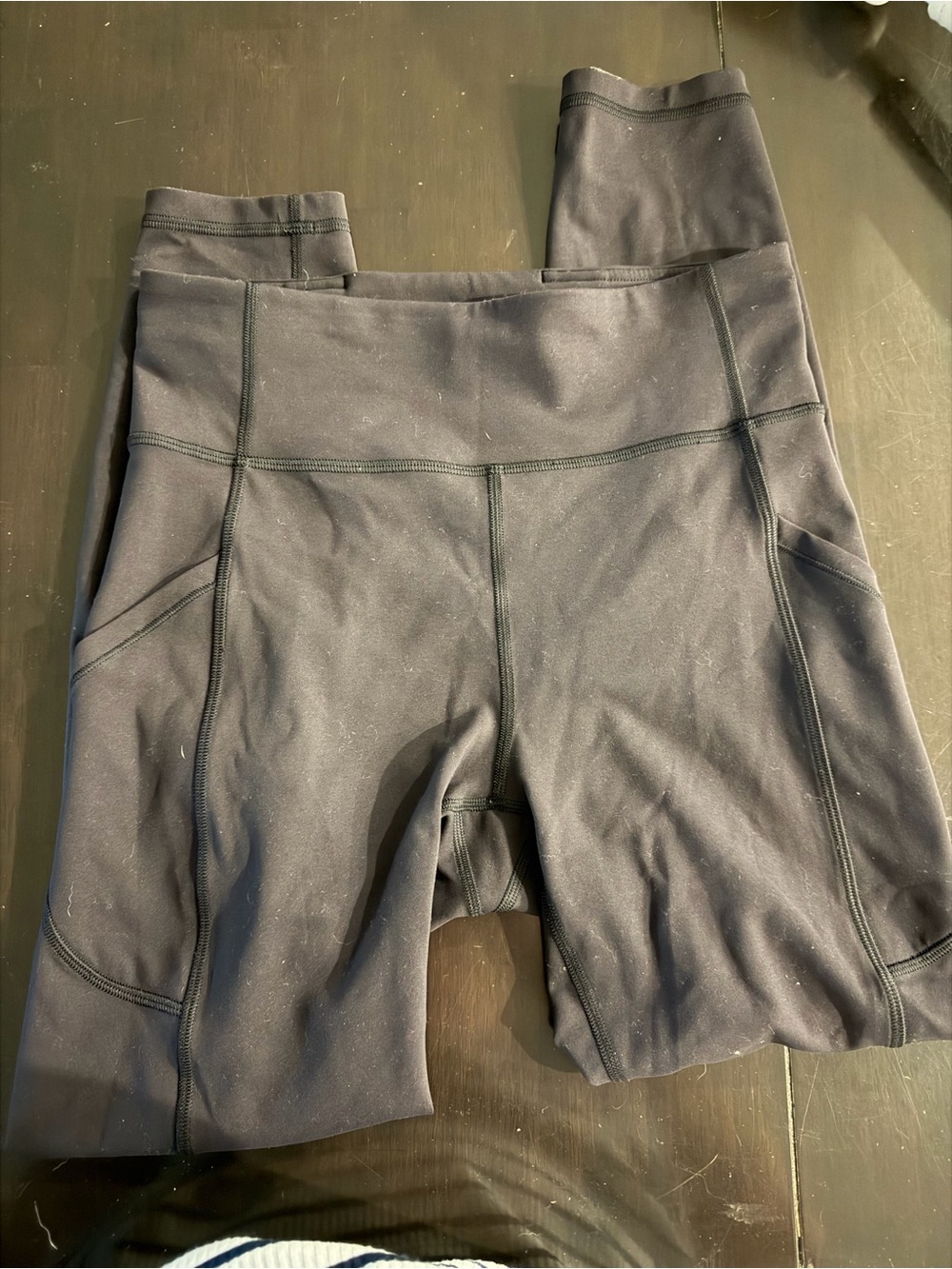 Lululemon black fast and free leggings